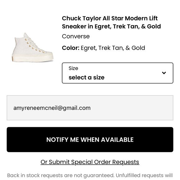 Converse Chuck Taylor All Star Modern lift Sneaker - Picture 7 of 7